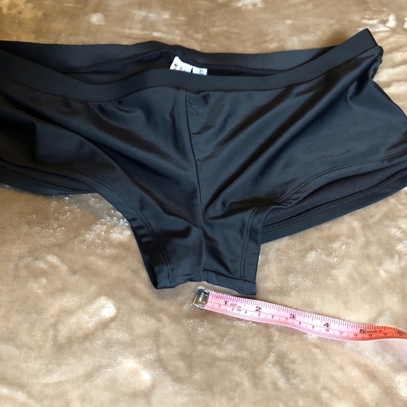 Black Arizona Jeans Swim Boyshort, Size XL - Picture 3 of 11